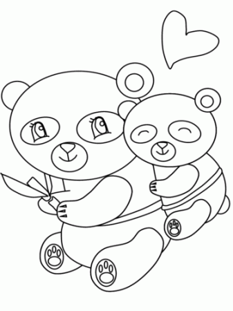 30 Free Panda Coloring Pages Printable