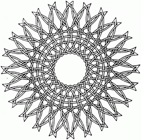 Geometric Design - Coloring Pages for Kids and for Adults