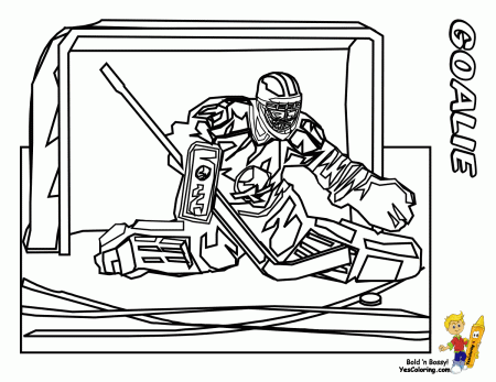 Power House Hockey Coloring Pages | YESCOLORING | Free | Hockey ...