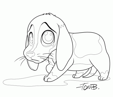 10 Pics of Sad Puppy Coloring Pages - Sad Dog Coloring Pages, Sad ...