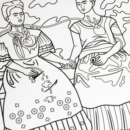 Coloring Book - Frida Kahlo – MUSEjar