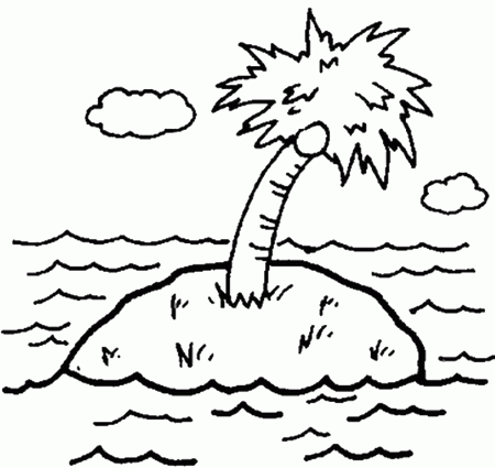 Luau Coloring Pages