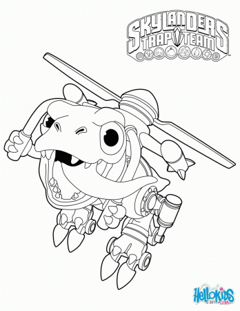 Skylanders Trap Team Coloring Pages Free - High Quality Coloring Pages