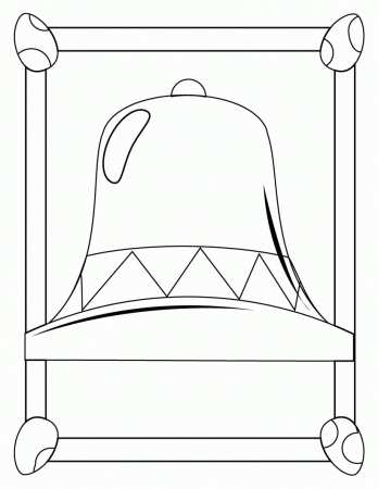 Bell Coloring Pages For Kids | Coloring