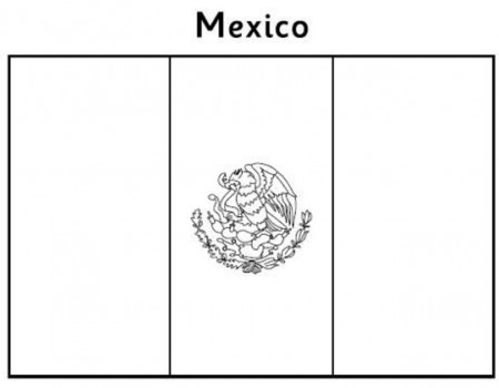 Mexican Flag Coloring Page Free | Flags Coloring pages of ...