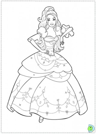 how to draw barbie Colouring Pages