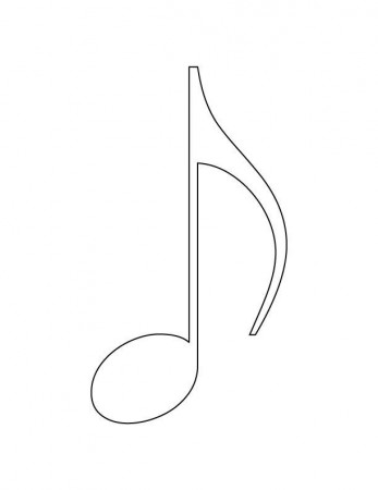 music note symbol coloring pages - Google Search | Papercraft ...