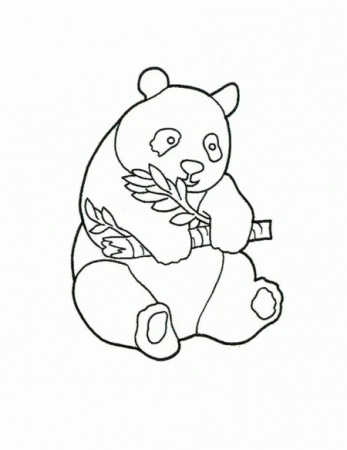 Coloring Pages Panda Bear | Cooloring.com