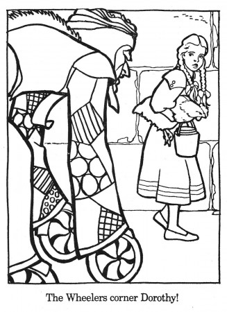 6 Pics of Yellow Brick Road Coloring Pages - Wizard of Oz Coloring ...