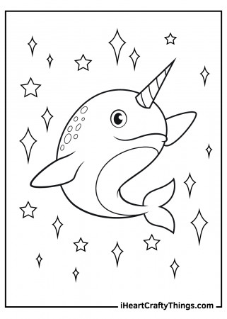 Narwhal Coloring Pages (Updated 2023)