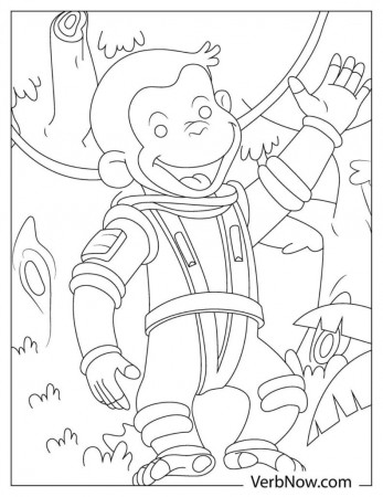 Free CURIOUS GEORGE Coloring Pages & Book for Download (Printable PDF) -  VerbNow