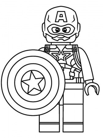 Marvel Lego coloring pages