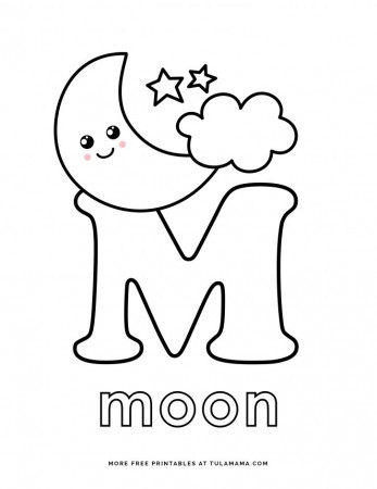 Fun, Free & Easy To Print Letter M Coloring Pages - Tulamama