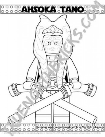 Ahsoka Tano Coloring Page From True North Bricks | Ahsoka, Coloring pages,  Ahsoka tano