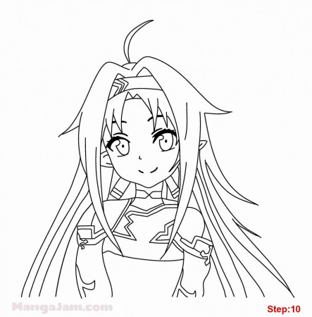 Sword Art Online 2 Coloring Pages