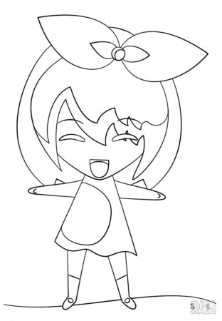 Get This Kawaii Anime Girl Coloring Pages !