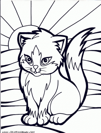 Coloring Pages On Cats | Step ColorinG