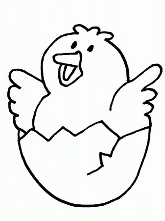 Baby Chick Coloring Pages | Coloring.Cosplaypic.com