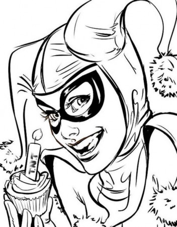 11 Best Harley Quinn Coloring Pages for Kids | ...
