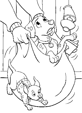 101 Dalmatians Coloring Pages Free - High Quality Coloring Pages