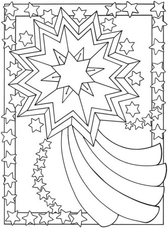 14 Pics of Detailed Coloring Pages Moon And Star - Sun and Moon ...