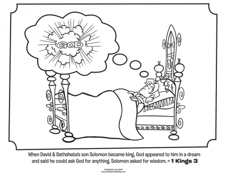 King Solomon - Bible Coloring Pages | What's in the Bible?