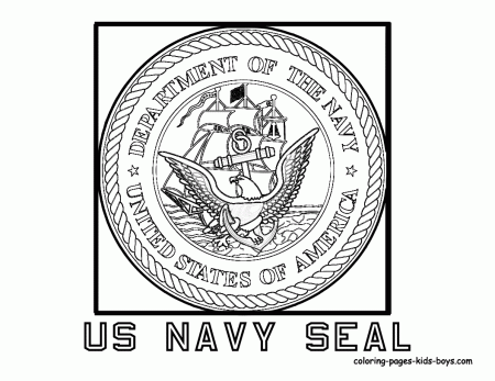 Military Emblems Coloring Pages