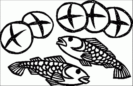 5 Loaves And 2 Fish Coloring Page WeColoringPage 02 | Wecoloringpage