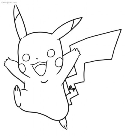 Top Coloring Pages: Cute Coloring Tinyq Free Pikachu In For ...