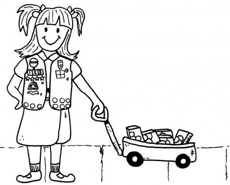 1000+ images about Girl Scout Coloring Pages! on Pinterest ...