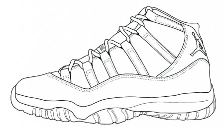 Michael Jordan Shoes Coloring Pages at GetDrawings | Free download