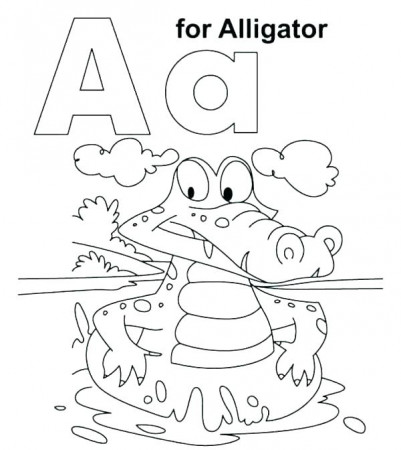 Printable Letter A Coloring Pages at GetDrawings | Free download