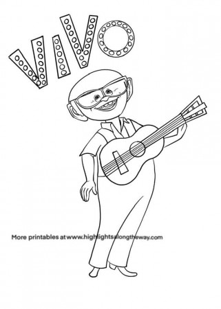 Vivo Free Coloring Pages - Inspired by the new Netflix film!