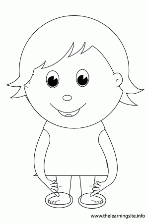 Body Sitting Coloring Page - Coloring Pages For All Ages