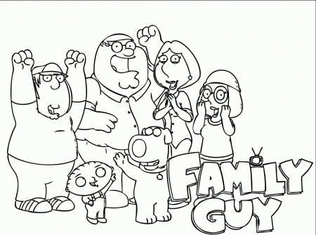 Family Guy Coloring Pages | Forcoloringpages.com