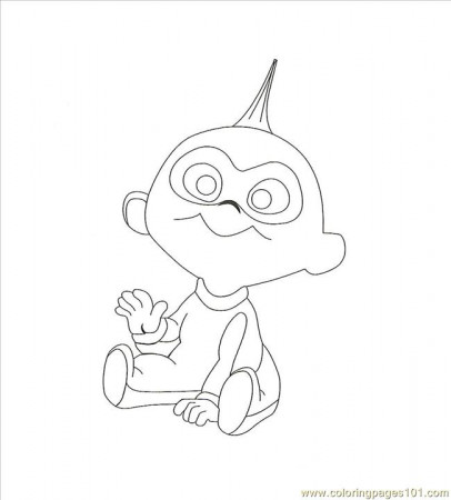 Jack Jack0001 Coloring Page - Free The Incredibles Coloring Pages :  ColoringPages101.com