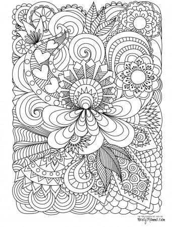Printable Coloring Detailed Mandala Pages Tag Pictures Free Jungle For  Adults Printableaby Moses Page – Slavyanka