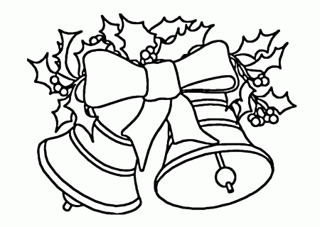 Christmas bells coloring pages to download and print for free