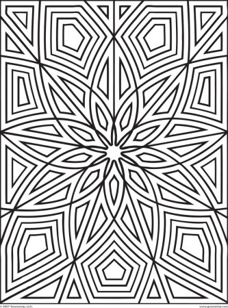 Cool Patterns To Color - Coloring Pages for Kids and for Adults