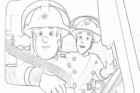 Printable Firefighter Coloring Pages Kids - Colorine.net | #9571