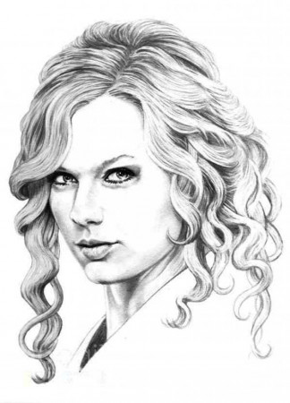 Taylor Swift Printable - Coloring Pages for Kids and for Adults