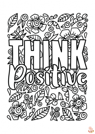 Motivate Yourself with Free Printable Motivational Coloring Pages |  GBcoloring