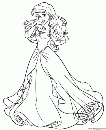 Related Little Mermaid Coloring Pages item-10592, Little Mermaid ...