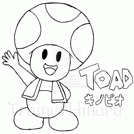 9 Pics of Super Mario Toad Coloring Pages - Toad From Mario ...