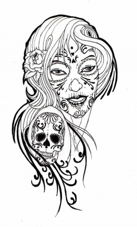Tattoos - Coloring Pages for Kids and for Adults