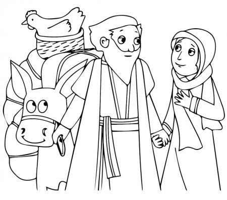 Isaac and Rebekah Coloring Pages - Free Printable Coloring Pages for Kids
