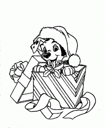 Dalmatians Coloring Pages 101 dalmations christmas coloring pages ...