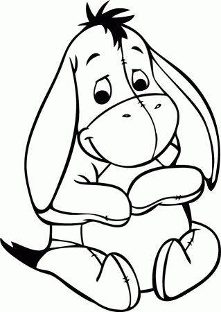 Free Baby Winnie The Pooh Coloring Pages - High Quality Coloring Pages