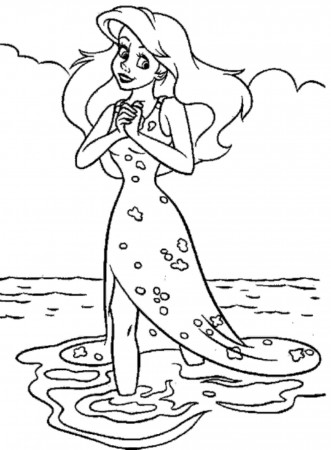 Coloring Pages : Coloring Best The Little Mermaid Free To Print ...