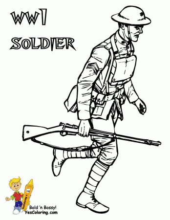 Ww1 coloring pages
